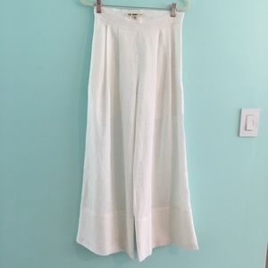 zii ropa high waist linen trousers pants nwt xs